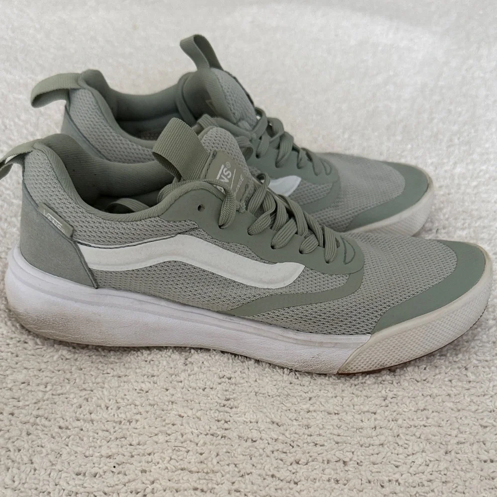 Vans UltraRange Olive Green Sneakers - Picture 3 of 4